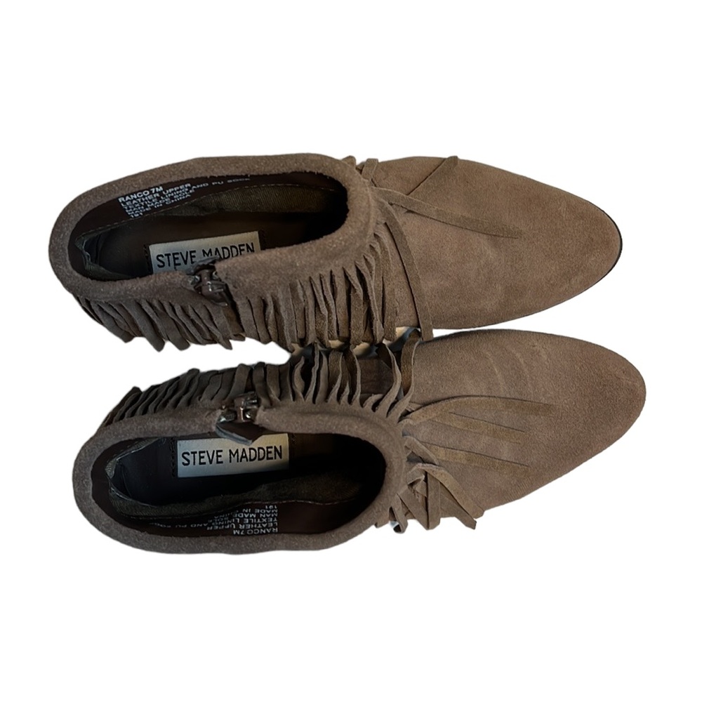 Steve Madden Ranco Boots/Booties in Brown
Suede w/Ankle Fringe 7 - Picture 6 of 10